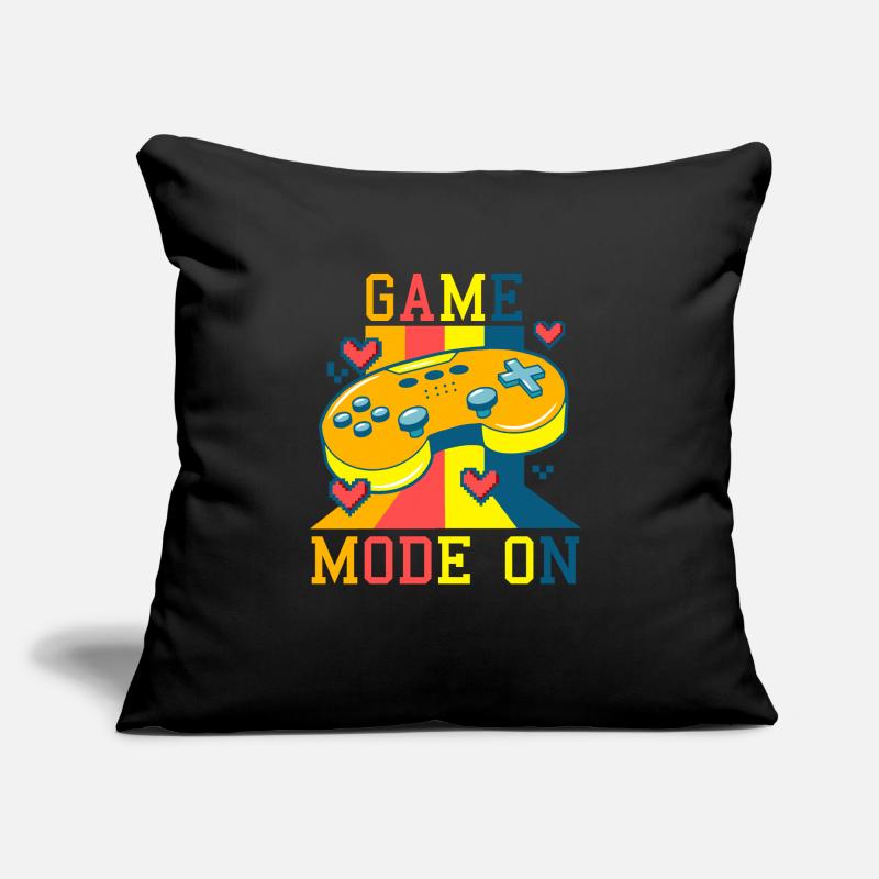 Game Mode On: Retro Gaming Controller Poster Sofakissen mit Füllung 45 x 45 cm