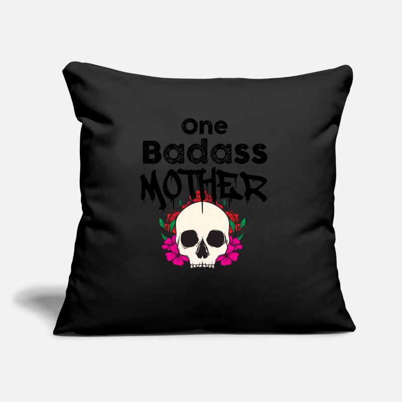 One Badass Mom Jungsmama Einfachmama Mutter Mama Sofakissen mit Füllung 45 x 45 cm