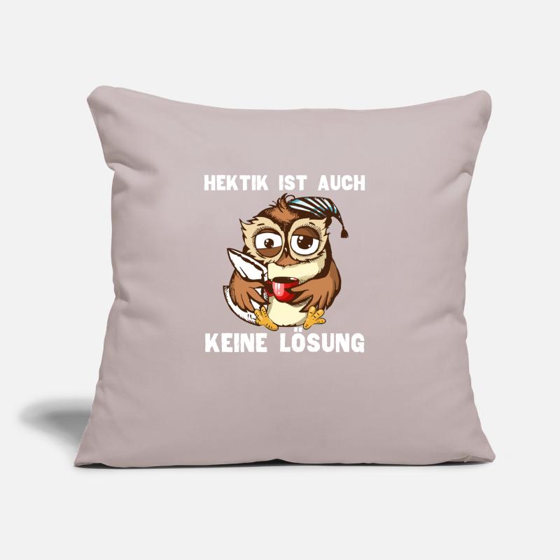 Hustle and bustle is also not a solution bird coffee Sofa pillow with filling 45cm x 45cm