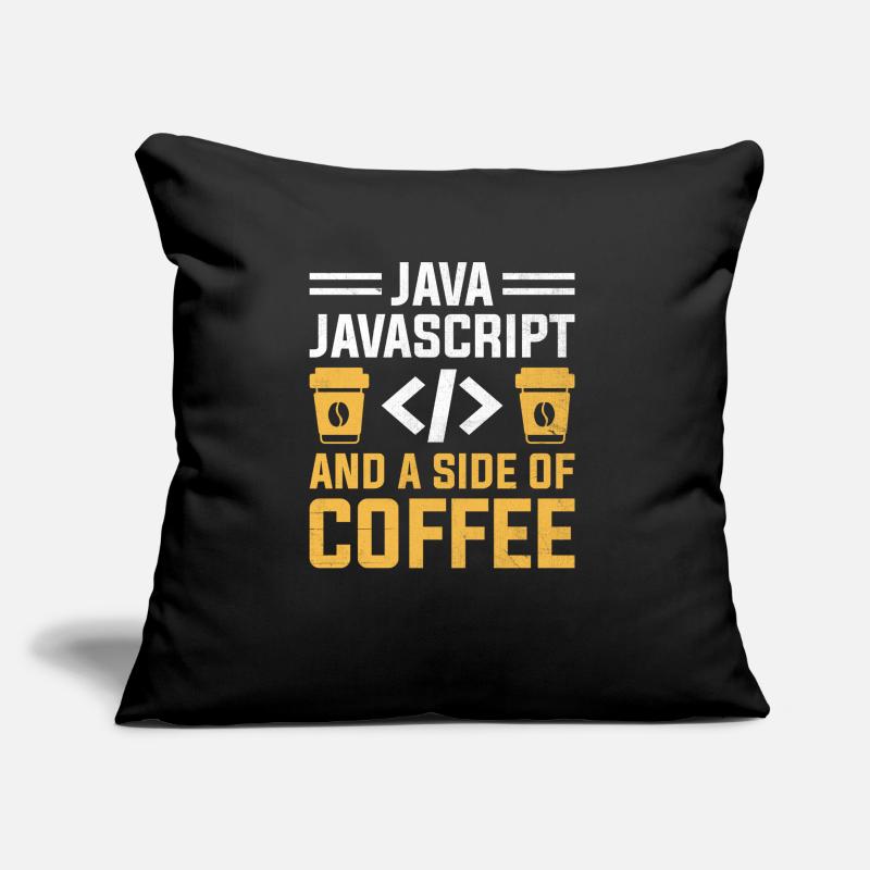 Kaffee-Codierung Programmierer Programmierer Entwickler Nerd Coff Sofakissen mit Füllung 45 x 45 cm