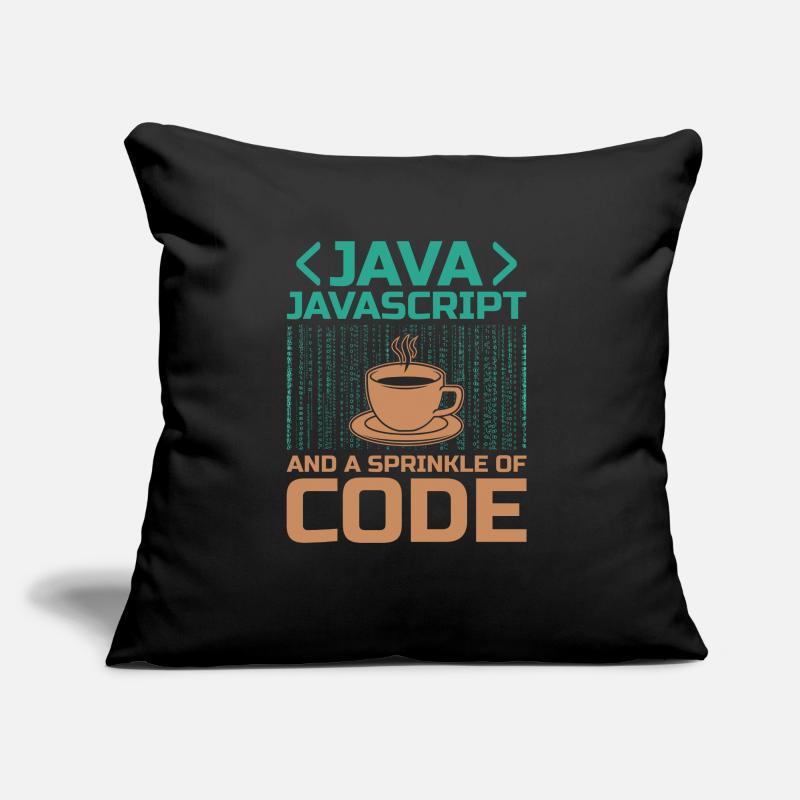 Kaffee-Codierung Programmierer Programmierer Entwickler Nerd Coff Sofakissen mit Füllung 45 x 45 cm