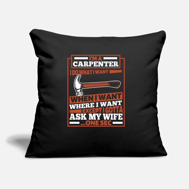 Carpenter Carpenter Carpenter Sofa pillow with filling 45cm x 45cm