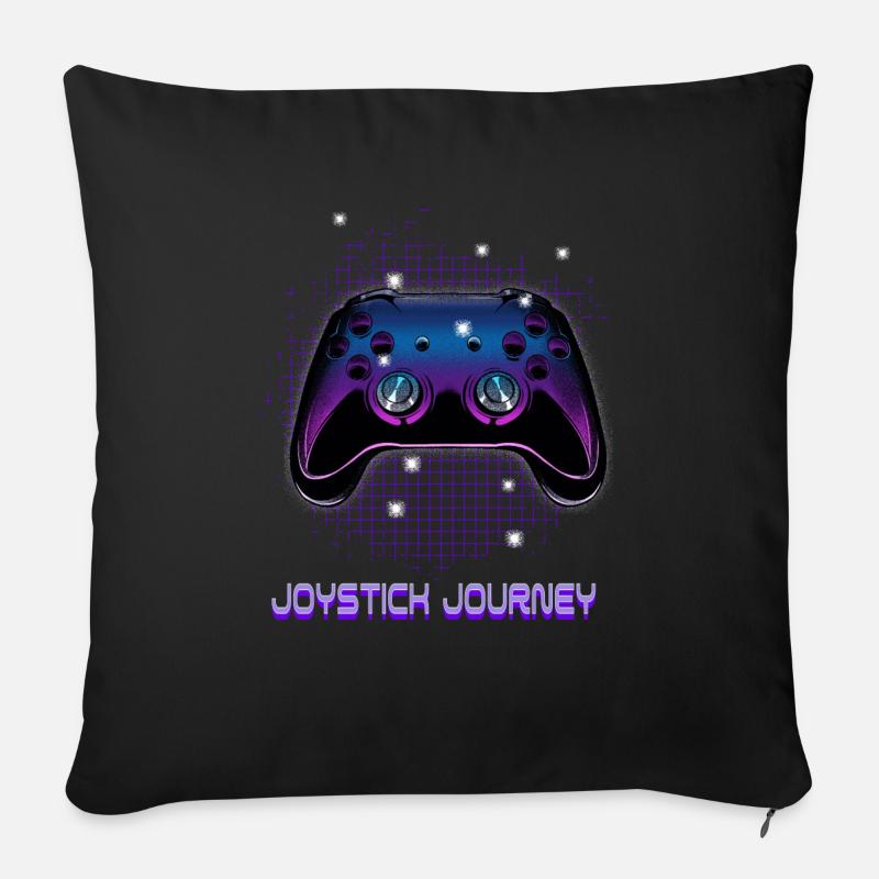 Gamers Video Gaming Geek Console Game Controller - Sofakissen mit Füllung 45 x 45 cm - Schwarz