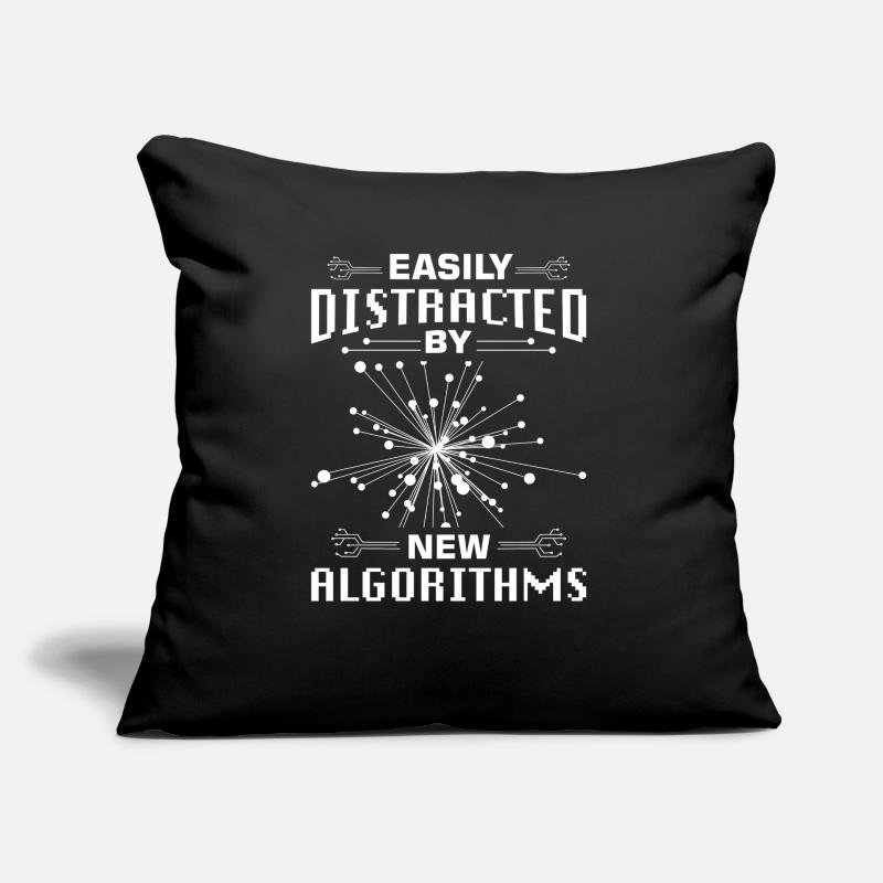 Machine Learning Algorithmen KI Datenanalyst Sofakissen mit Füllung 45 x 45 cm