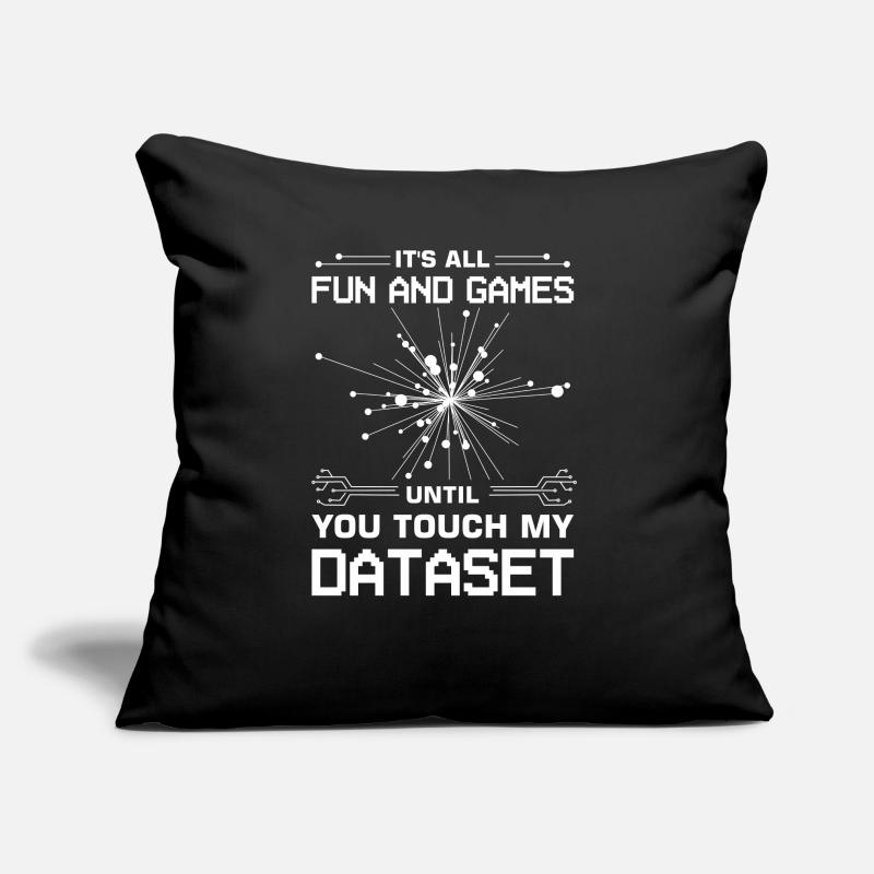 Machine Learning Algorithmen KI Datenanalyst Sofakissen mit Füllung 45 x 45 cm