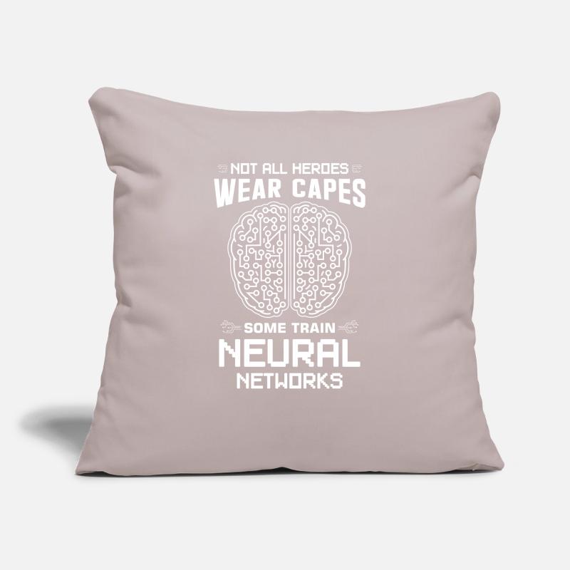 Machine Learning Algorithms AI Data Analyst Sofa pillow with filling 45cm x 45cm