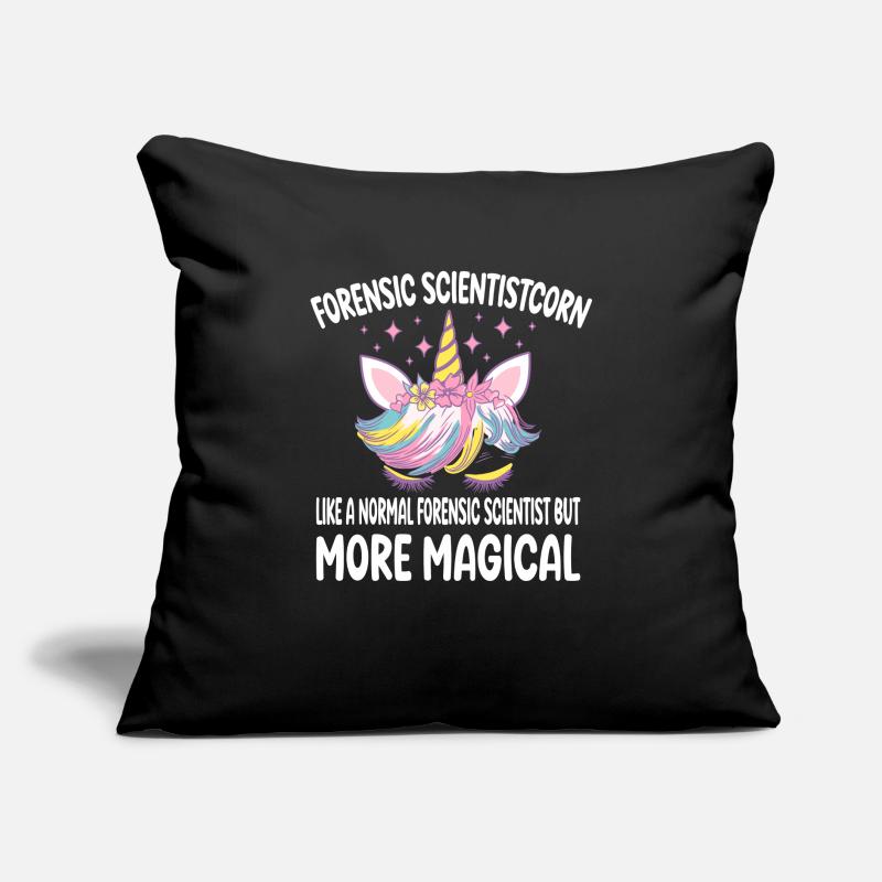 Forensic Scientistcorn like a normal Scientist Sofa pillow with filling 45cm x 45cm