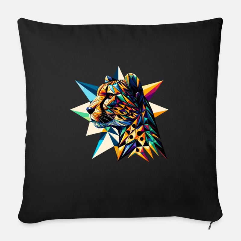 Gepard - Sofakissen mit Füllung 45 x 45 cm - Schwarz