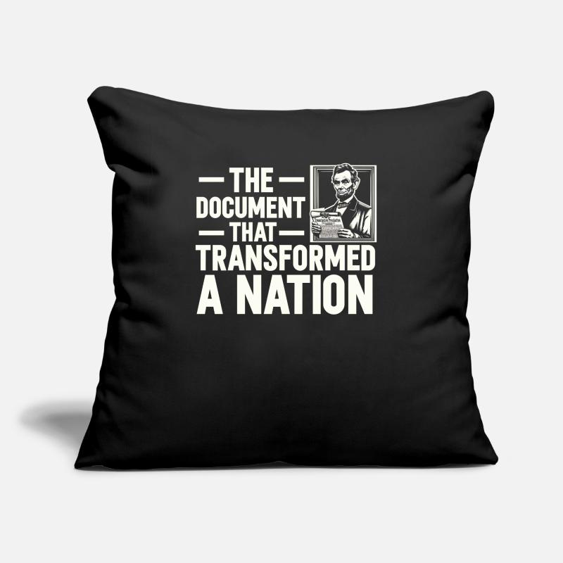 Proclamation d’émancipation Black Pride Juneteenth Coussin et housse de 45 x 45 cm