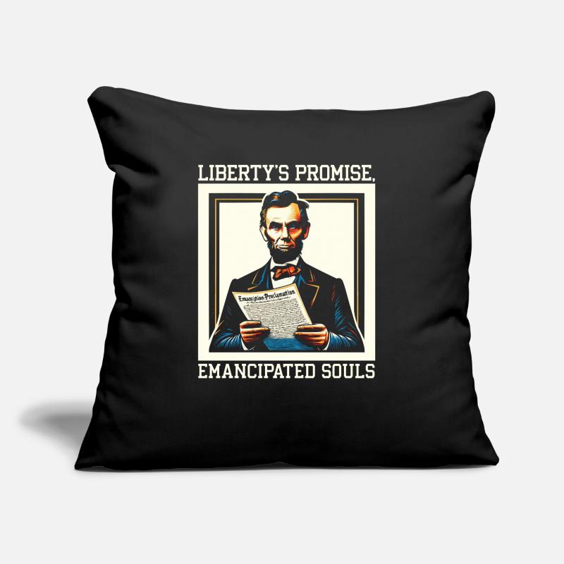 Proclamation d’émancipation Black Pride Juneteenth Coussin et housse de 45 x 45 cm