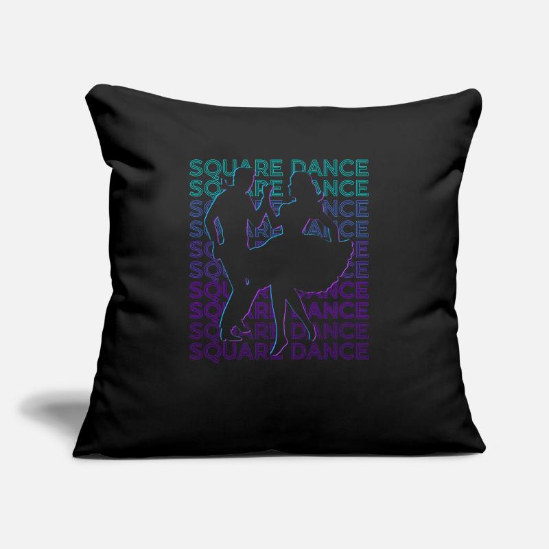 Square Dance Dancing Retro Sofa pillow with filling 45cm x 45cm