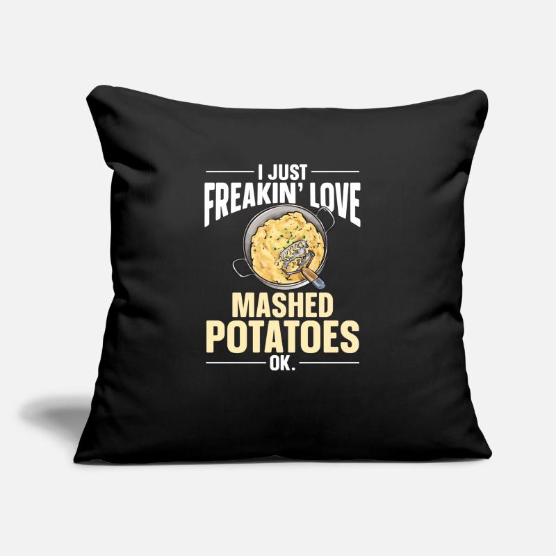 Mashed potatoes Mashed potatoes Sofa pillow with filling 45cm x 45cm