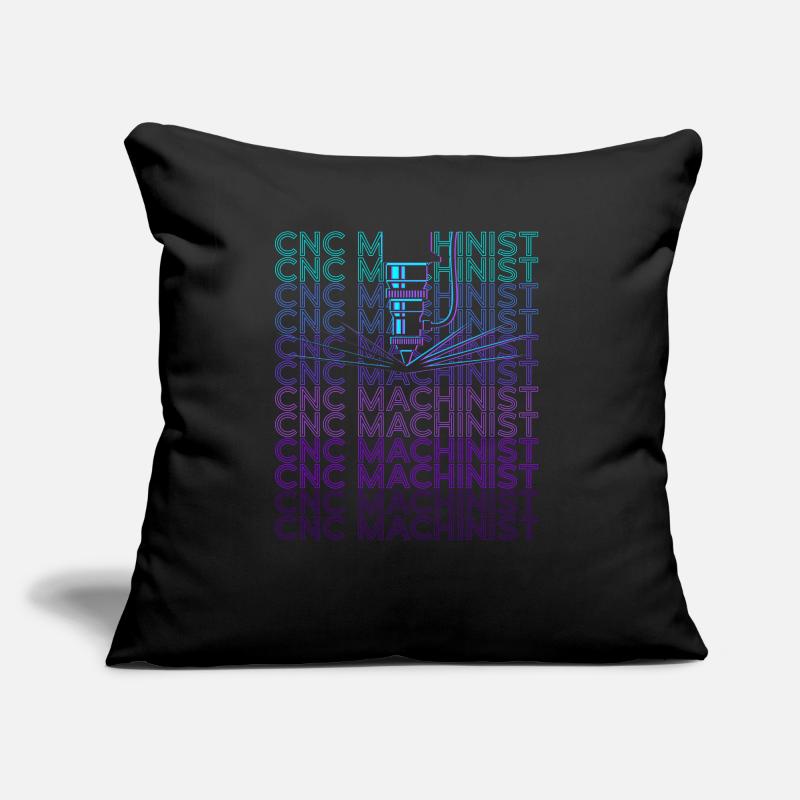 CNC Processor Machine Operator Retro Sofa pillow with filling 45cm x 45cm