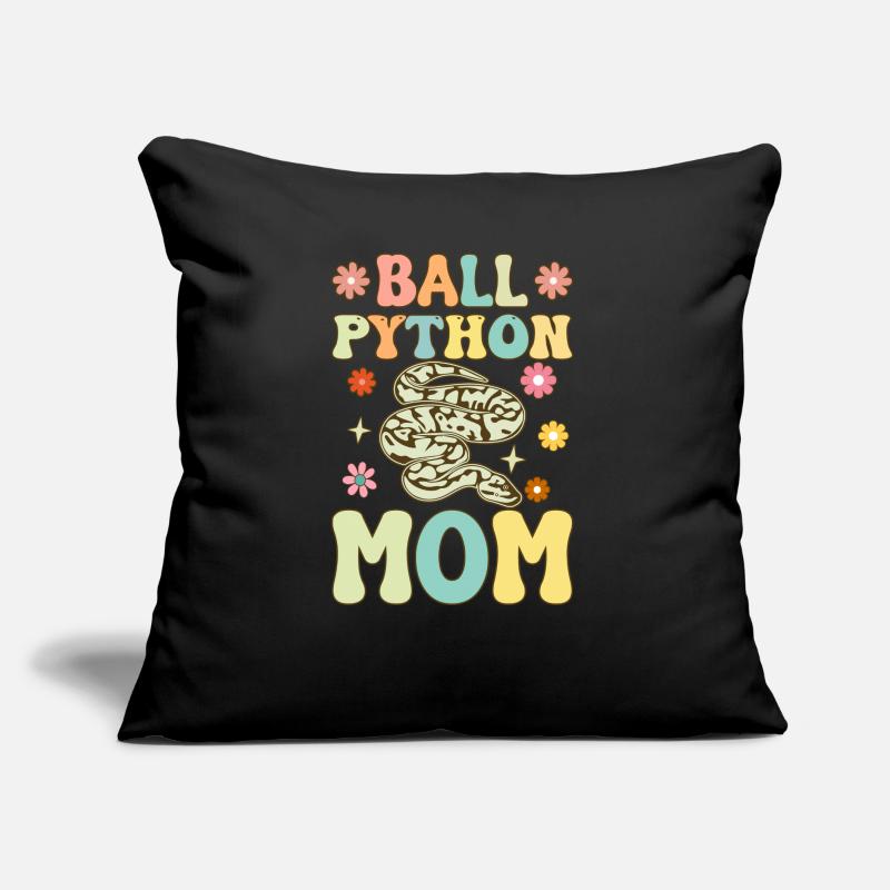 Kugelpython-Mama Groovy Snake Mama Sofakissen mit Füllung 45 x 45 cm