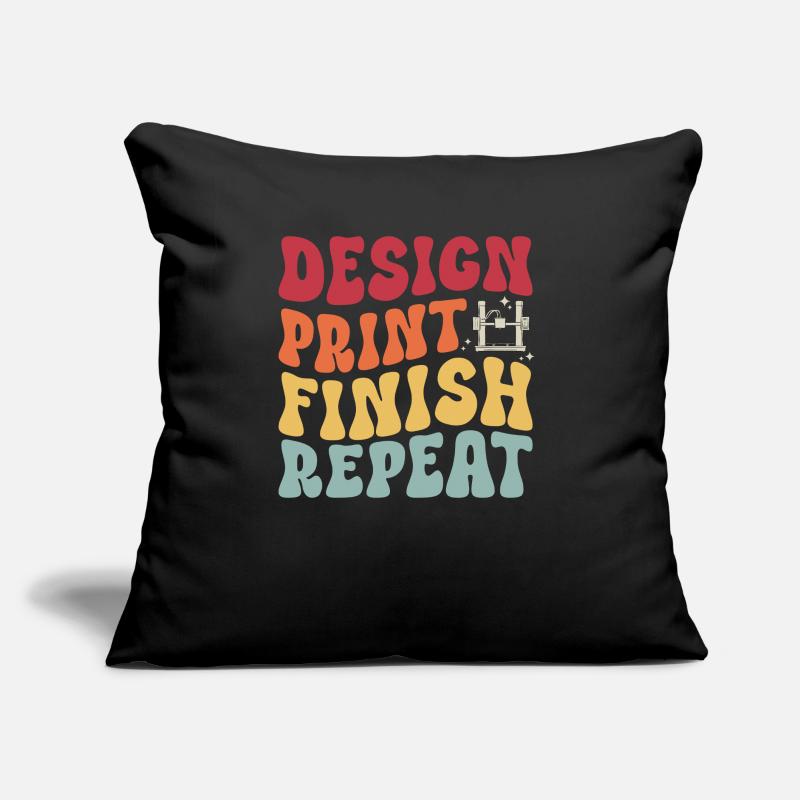 Imprimante 3D Impression 3D Coussin et housse de 45 x 45 cm