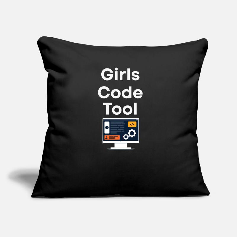 Les programmatrices de programmes pour filles aussi Coussin et housse de 45 x 45 cm