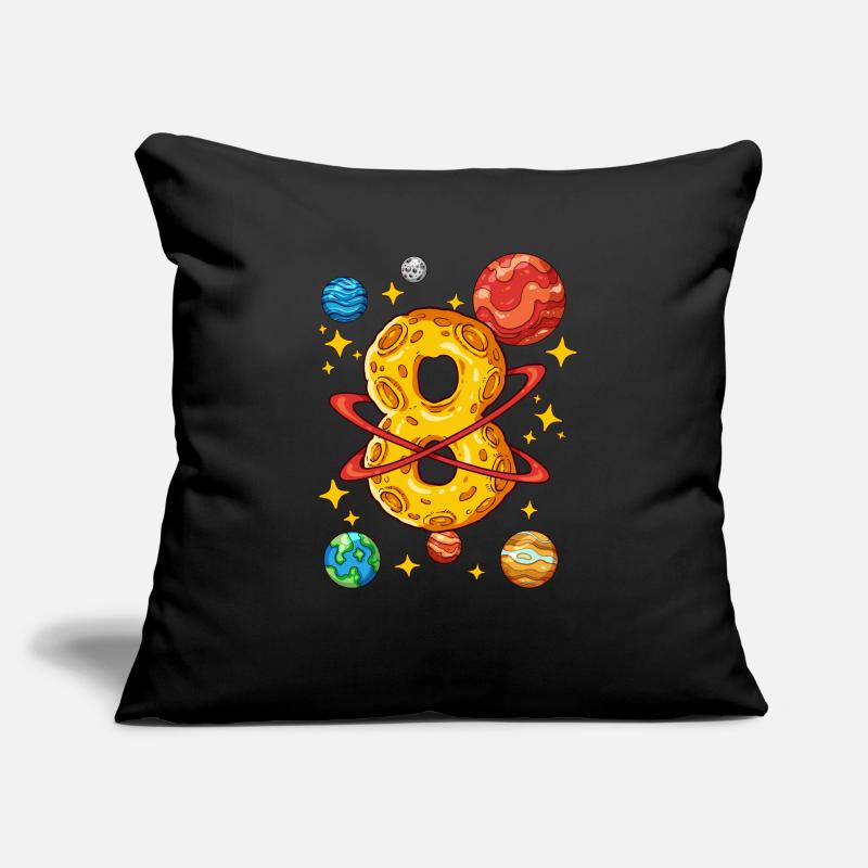 8 Anniversaire Astronaute de l’espace 8 ans Coussin et housse de 45 x 45 cm