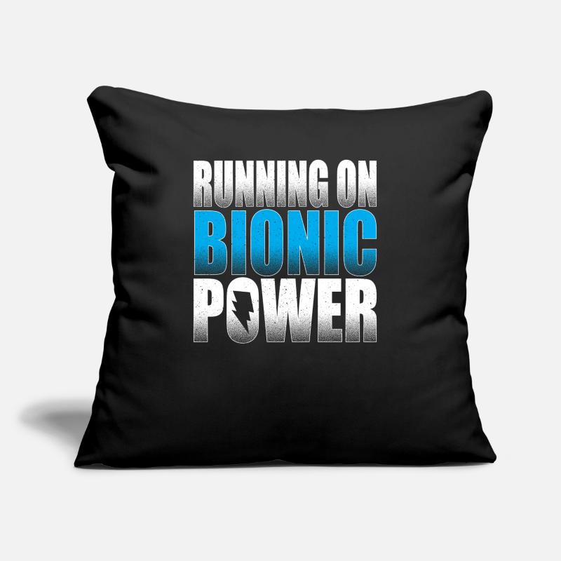 Running on Bionic Rehab Custom Parts Bionic Knee Sofa pillow with filling 45cm x 45cm