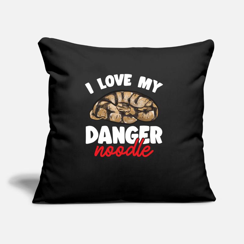 Ball Python Schlange Königspython Sofakissen mit Füllung 45 x 45 cm