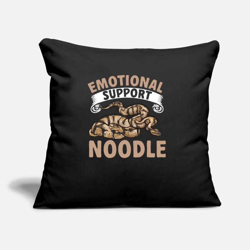 Ball Python Snake King Python Coussin et housse de 45 x 45 cm