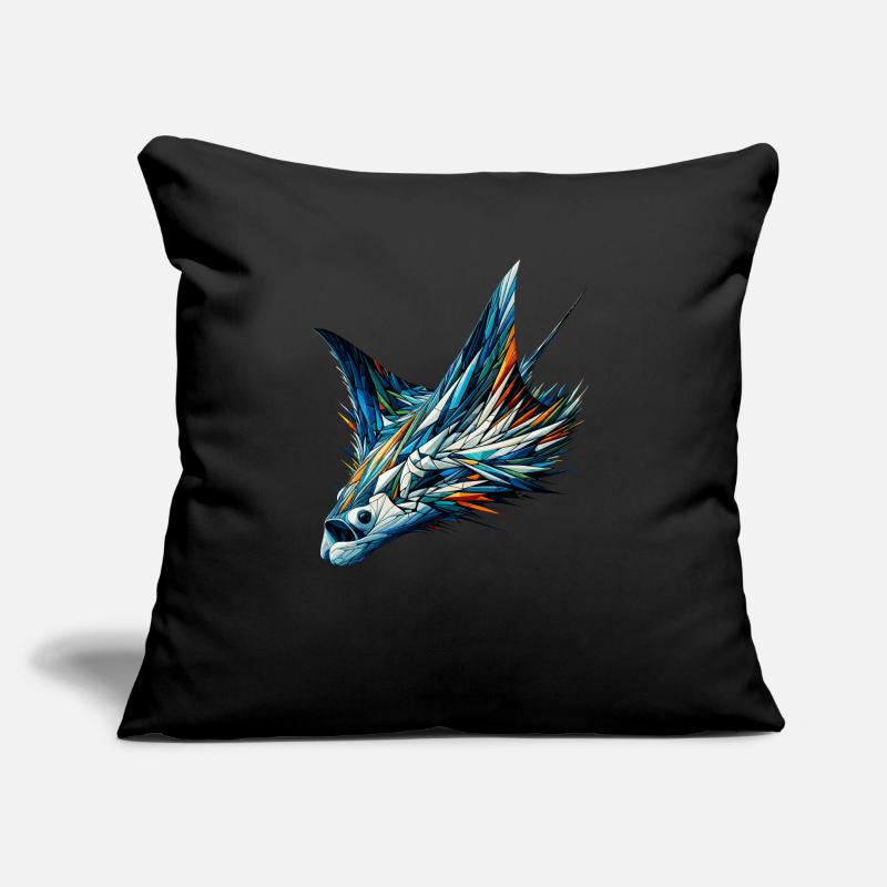 Polygone Art Stingray Poisson Stingrays Coussin et housse de 45 x 45 cm