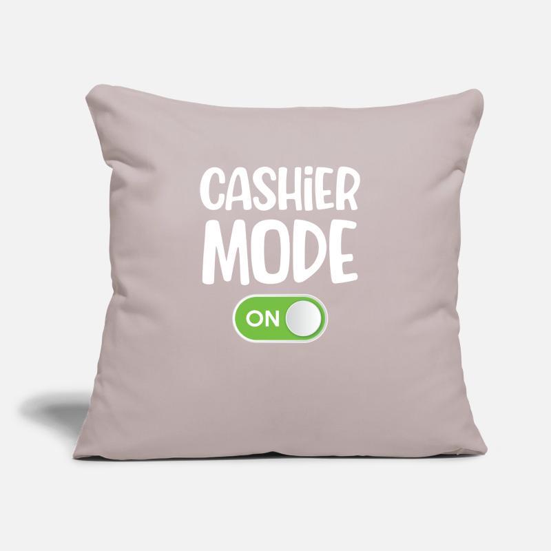 Mode caissier pour comptable, commis, Coussin et housse de 45 x 45 cm