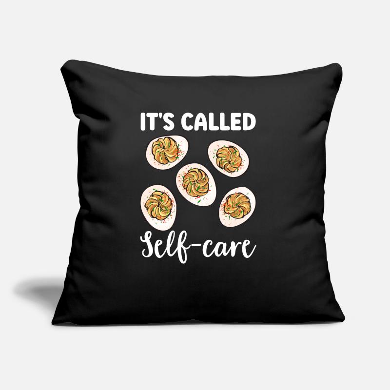 Stuffed Eggs Deviled Eggs Sofa pillow with filling 45cm x 45cm