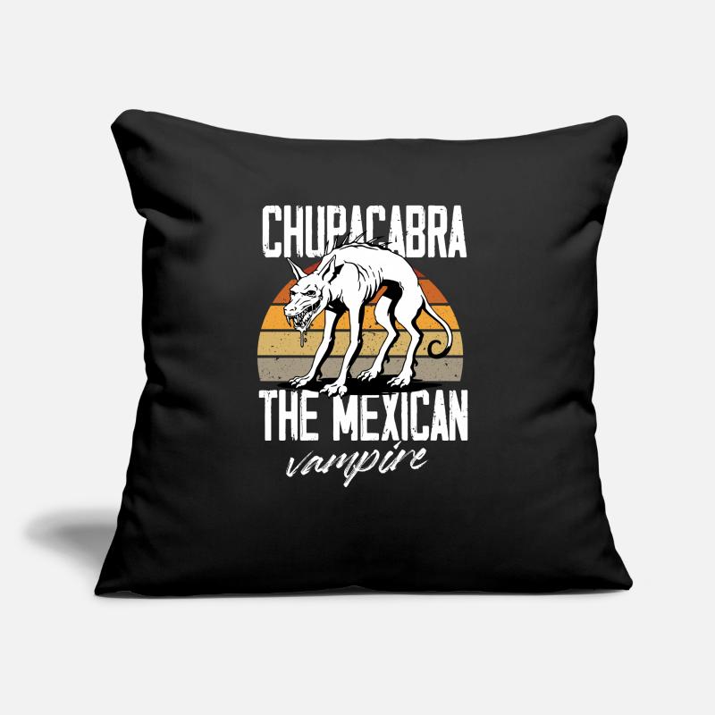 Chupacabra Le monstre cryptide vampire mexicain Coussin et housse de 45 x 45 cm