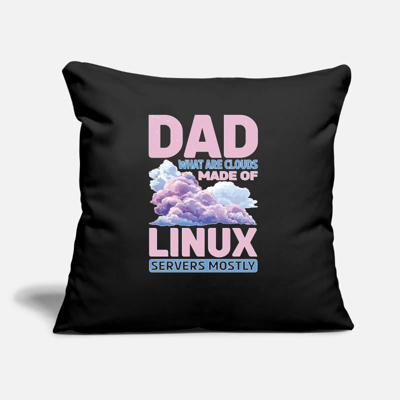De quoi sont faits les nuages, les serveurs Linux principalement 32 Coussin et housse de 45 x 45 cm