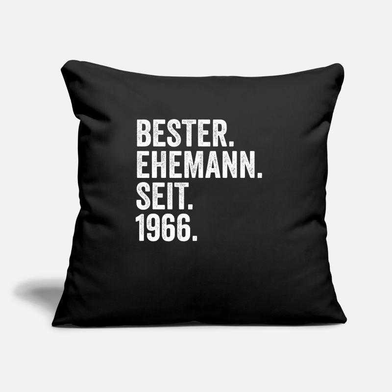 Valentinstag Bester Ehemann Seit 1966 Sofakissen mit Füllung 45 x 45 cm