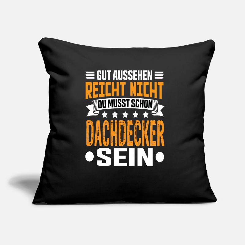 Roofer Roofer Saying Building Construction Roof Sofa pillow with filling 45cm x 45cm