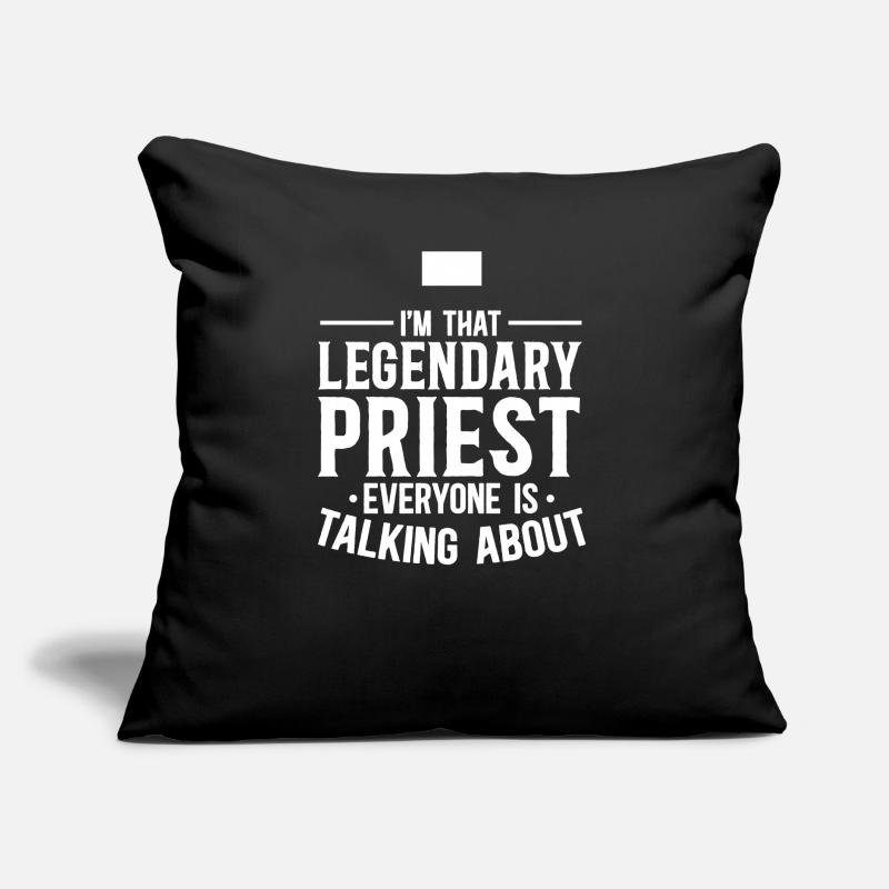 Priest Catholic Christian priest Sofa pillow with filling 45cm x 45cm