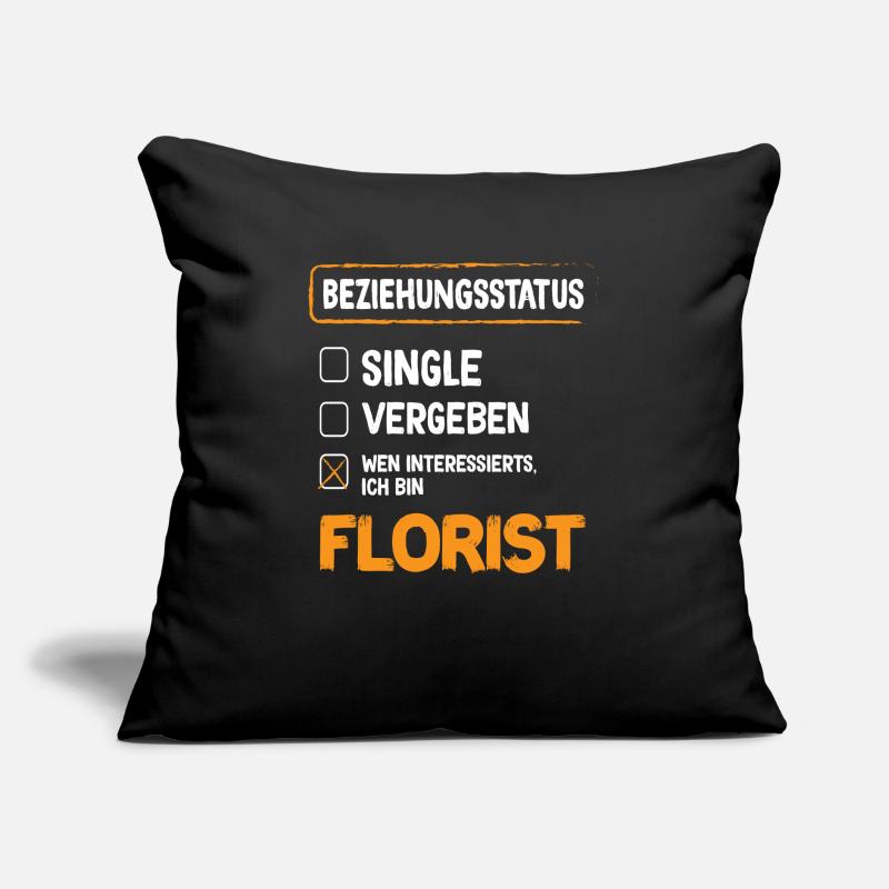 Fleuriste Relation Statut Fleuriste Fleurs Fleuriste Coussin et housse de 45 x 45 cm