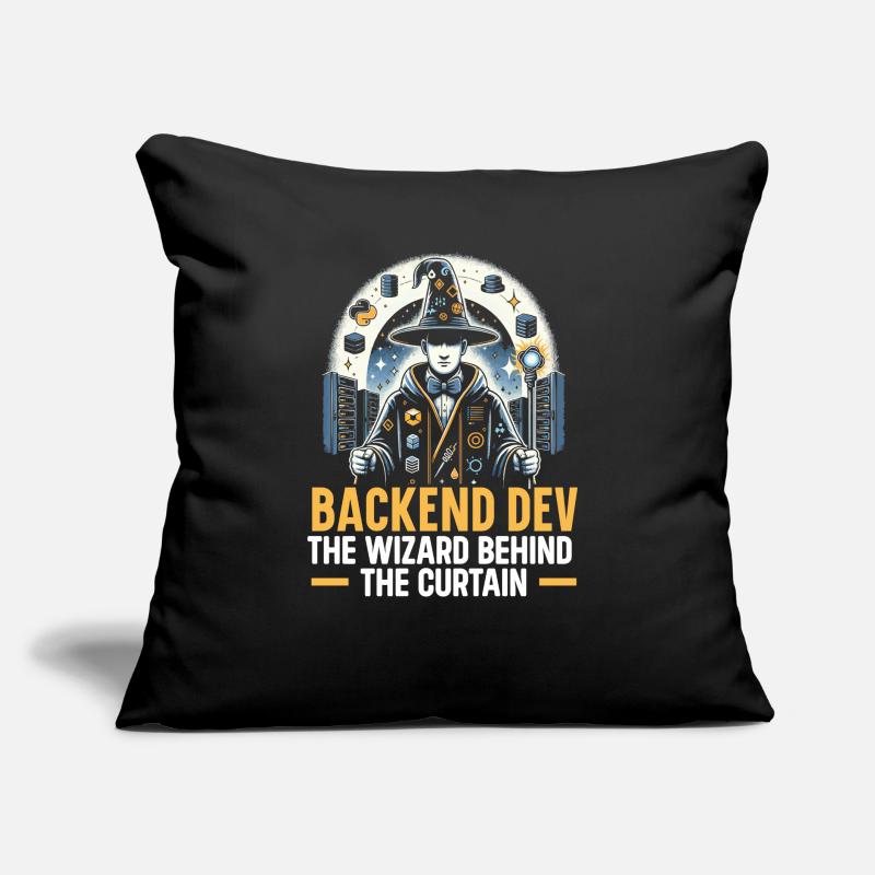 Backend Developer Programming Software Programmer Sofa pillow with filling 45cm x 45cm
