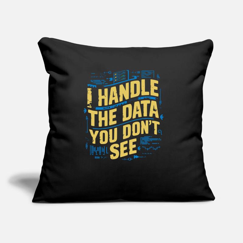 Backend Developer Programming Software Programmer Sofa pillow with filling 45cm x 45cm