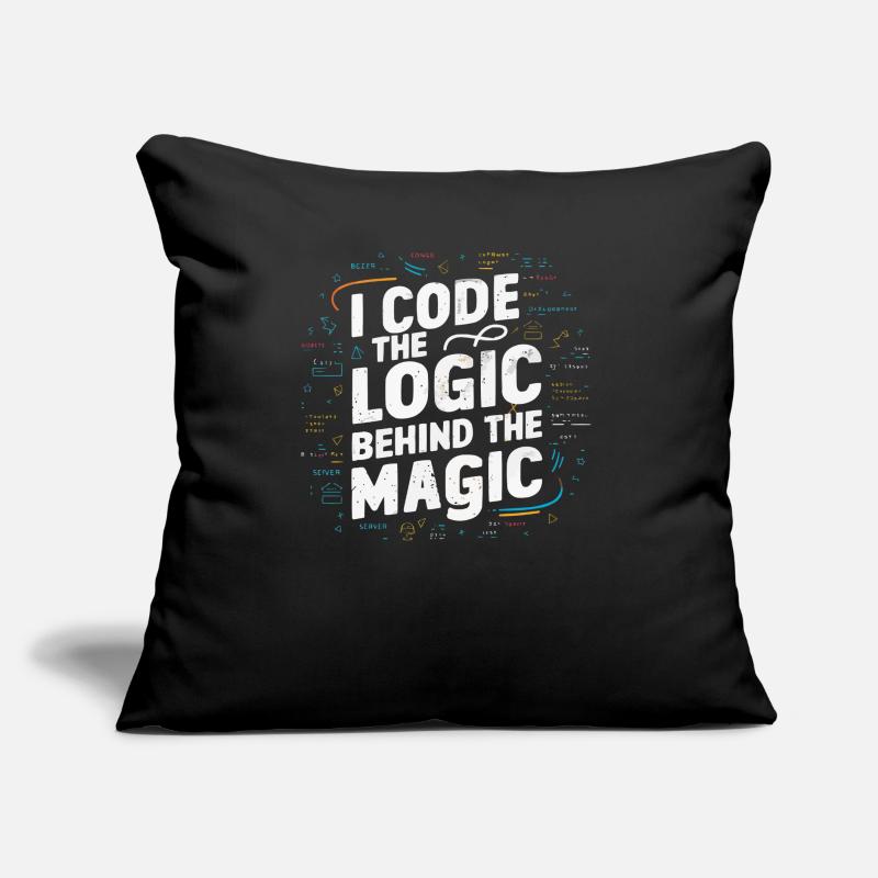 Backend Developer Programming Software Programmer Sofa pillow with filling 45cm x 45cm