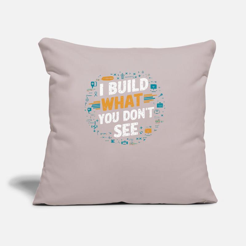 Backend Developer Programming Software Programmer Sofa pillow with filling 45cm x 45cm