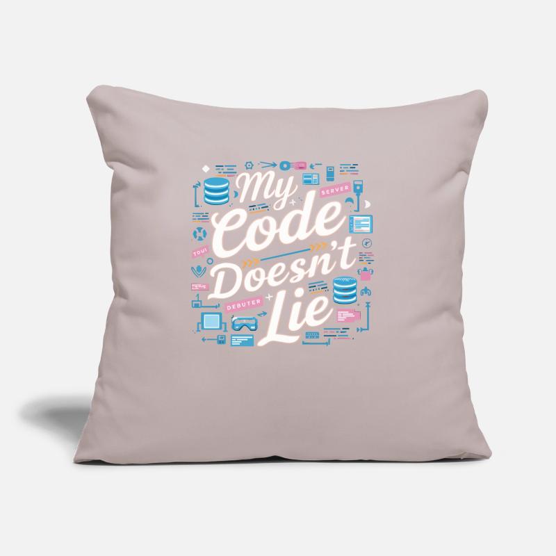 Backend Developer Programming Software Programmer Sofa pillow with filling 45cm x 45cm