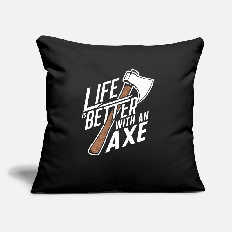 Masters of axe throwing for precise target practice Sofa pillow with filling 45cm x 45cm
