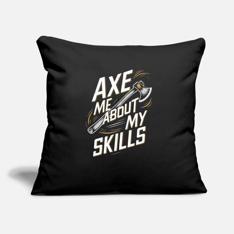 Masters of axe throwing for precise target practice Sofa pillow with filling 45cm x 45cm