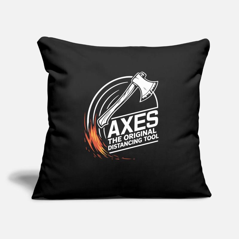Masters of axe throwing for precise target practice Sofa pillow with filling 45cm x 45cm