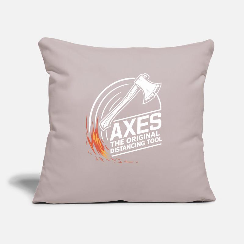 Masters of axe throwing for precise target practice Sofa pillow with filling 45cm x 45cm