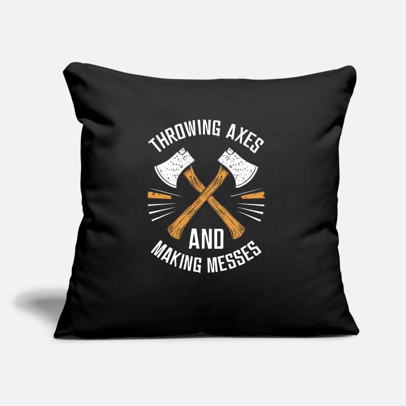 Masters of axe throwing for precise target practice Sofa pillow with filling 45cm x 45cm