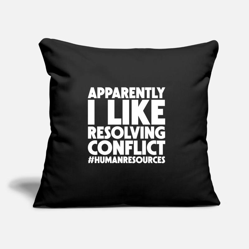 Apparently I Like Resolving Conflict Sofakissen mit Füllung 45 x 45 cm