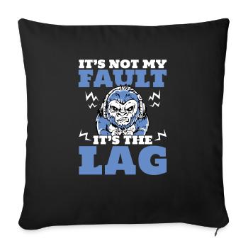 Play Controller Gaming "es Ist Nicht Meine Schuld, - Sofakissen mit Füllung 45 x 45 cm - Schwarz - Vorne