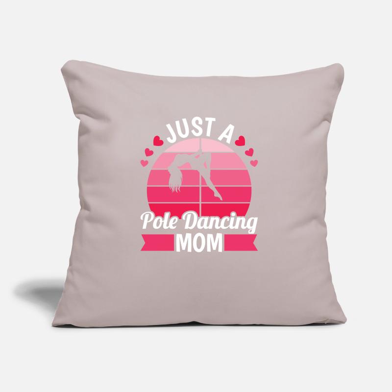 Pole Dancing Mutter Juste une maman de pole dance Coussin et housse de 45 x 45 cm