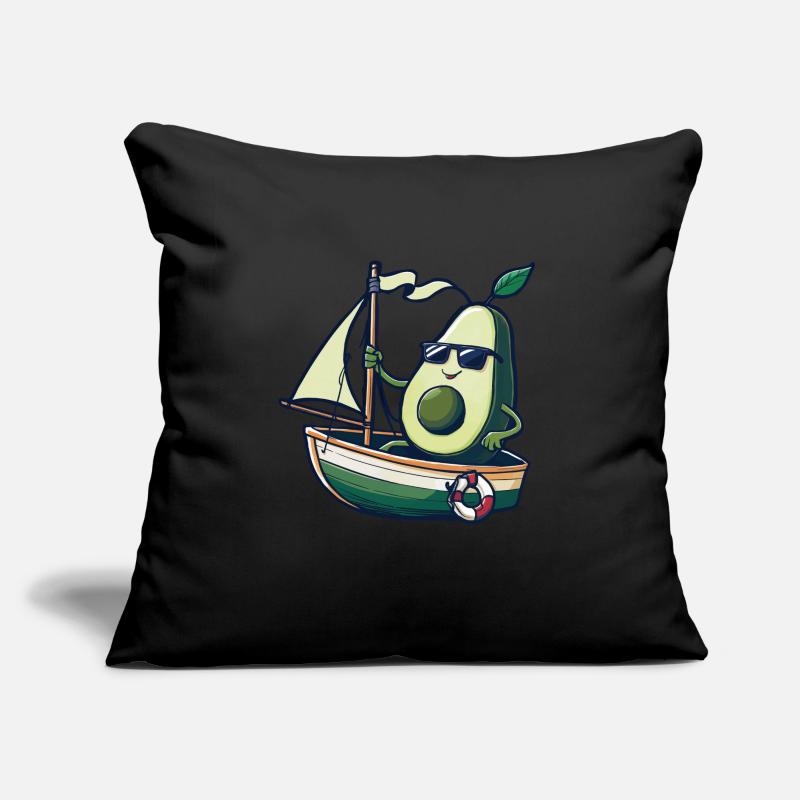 Obst Avocado Bootfahren Geschenk Sofakissen mit Füllung 45 x 45 cm