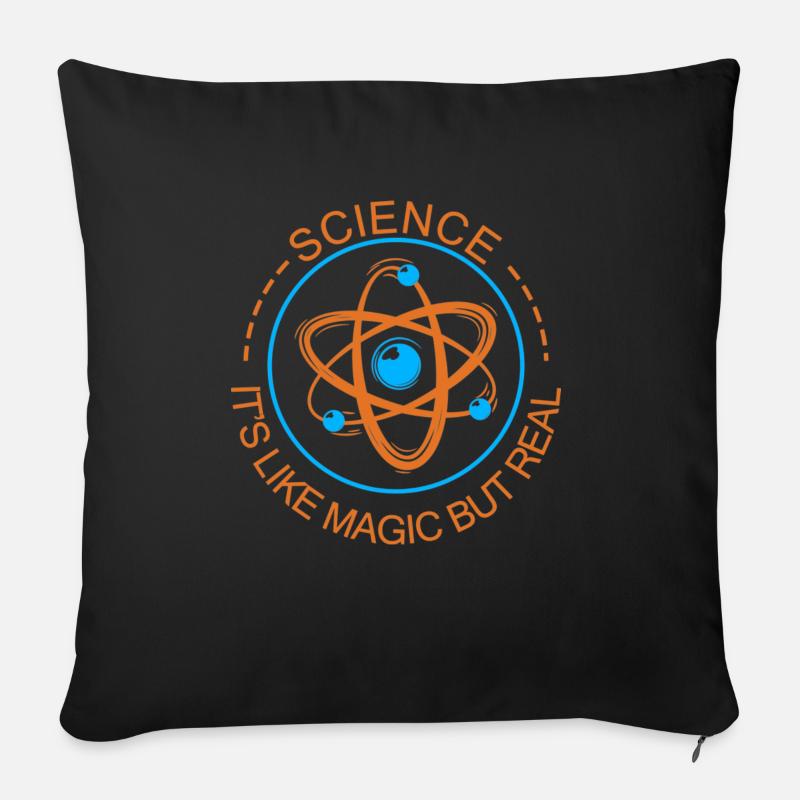 Science it's like Magic but real Scientist - Sofakissen mit Füllung 45 x 45 cm - Schwarz
