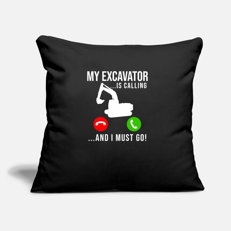 Excavator Driver Excavator Operator Sofa pillow with filling 45cm x 45cm
