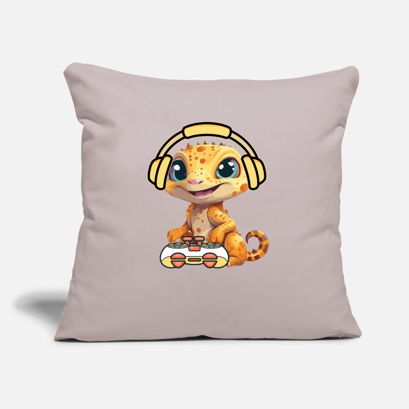 Spiele Controller Gaming Rex Dino Mit Controller Sofakissen mit Füllung 45 x 45 cm